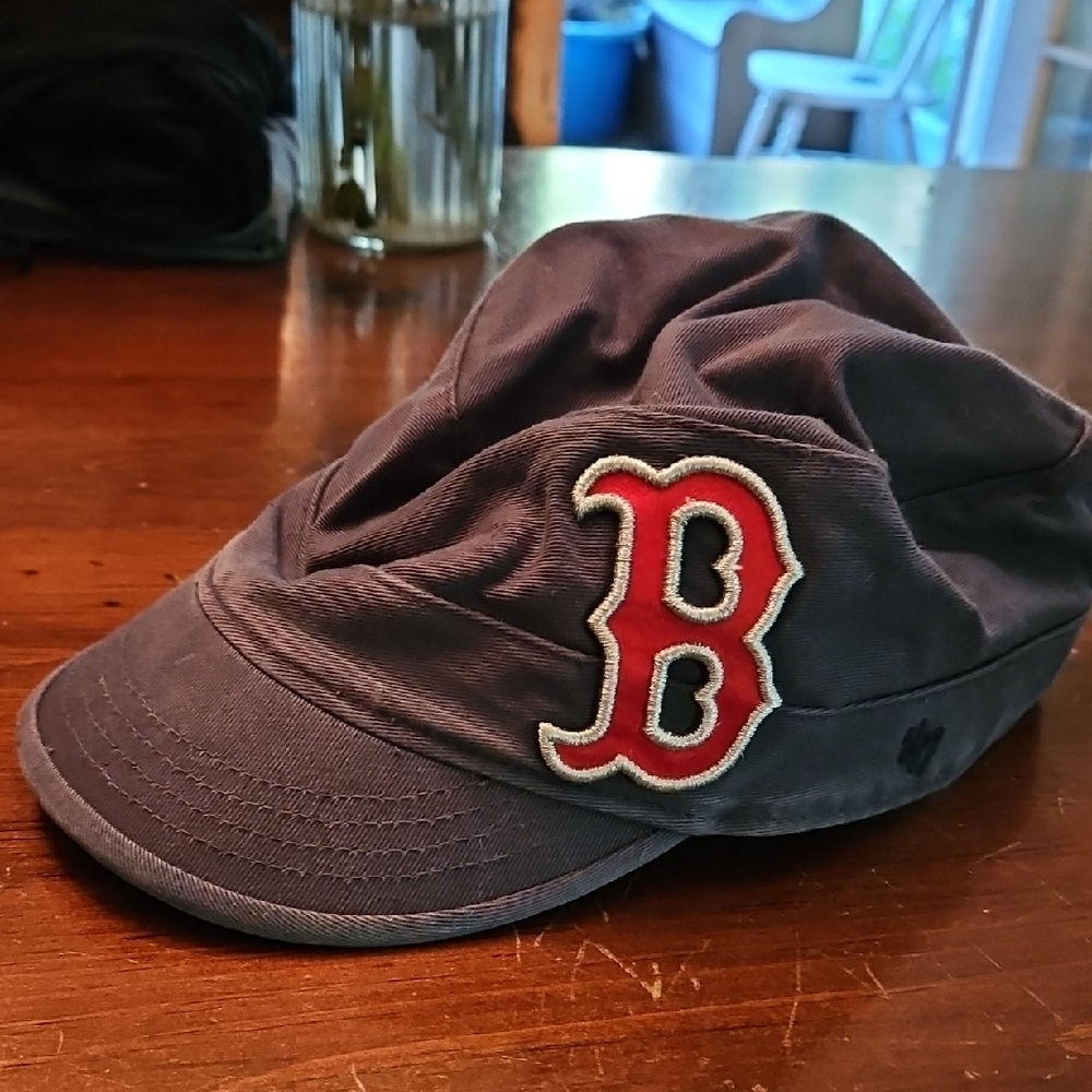 47 Red and Blue Women's Hat with Iconic Boston Logo